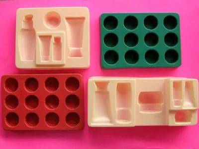 植絨吸塑內托 | Flocked blister trays
